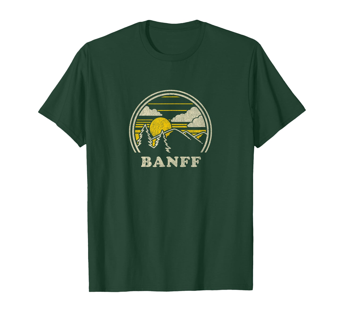 Banff Alberta Canada T Shirt Vintage Hiking Mountains Tee T-Shirt