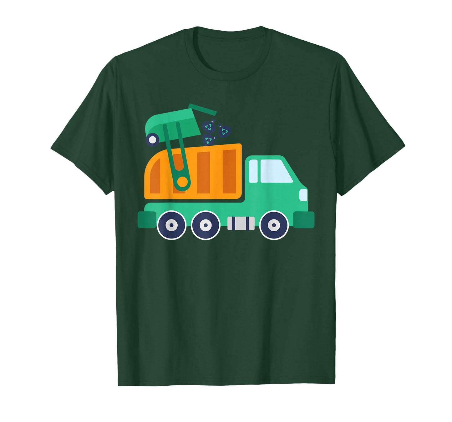 Garbage Truck Waste Recycle Trash Collector Earth Day T-Shirt