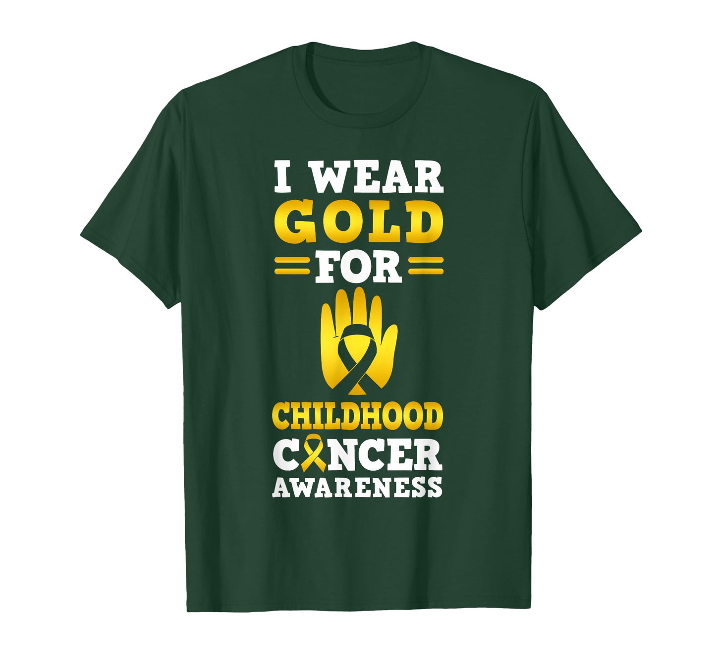 I Wear Gold For Childhood Cancer Awareness T-Shirt