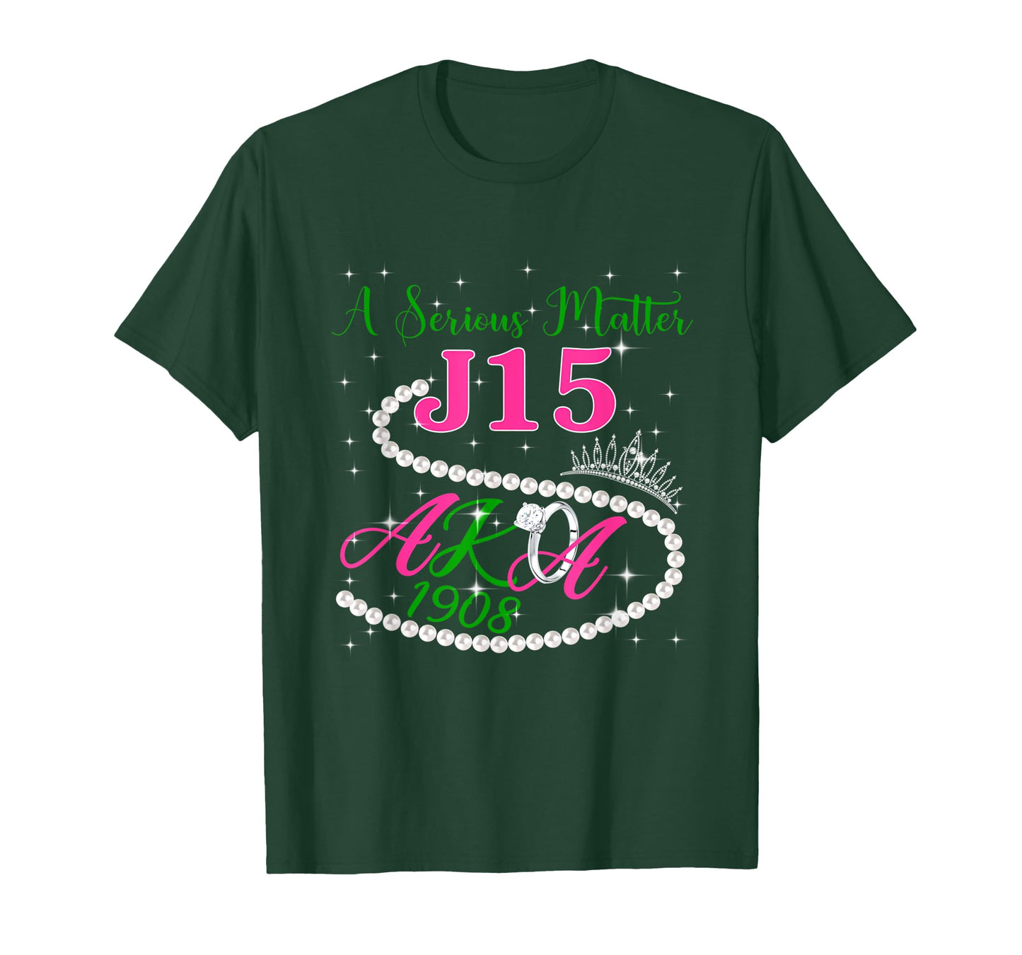 A Serious Matter J15 1.9.0.8 Pink Green AKA Pearl Melanin T-Shirt