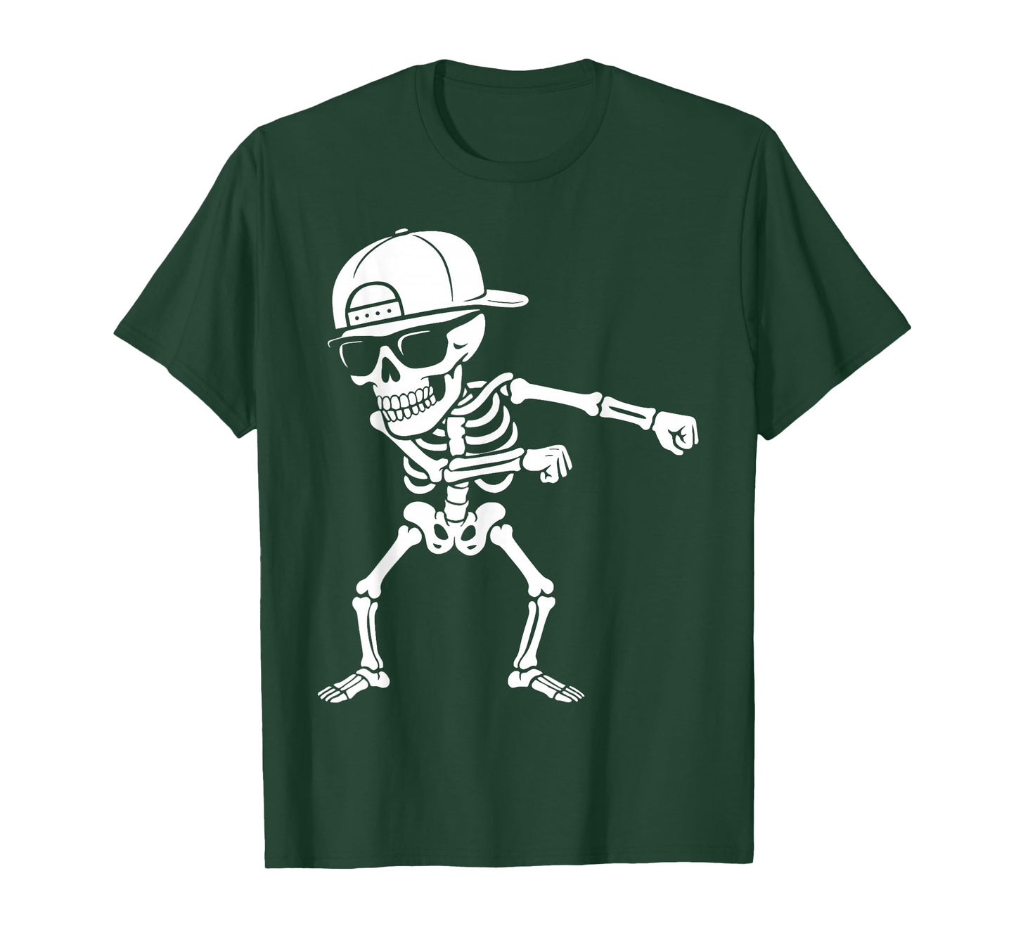 Flossing Skeleton Halloween Costume Rib Cage Floss Dance T-Shirt
