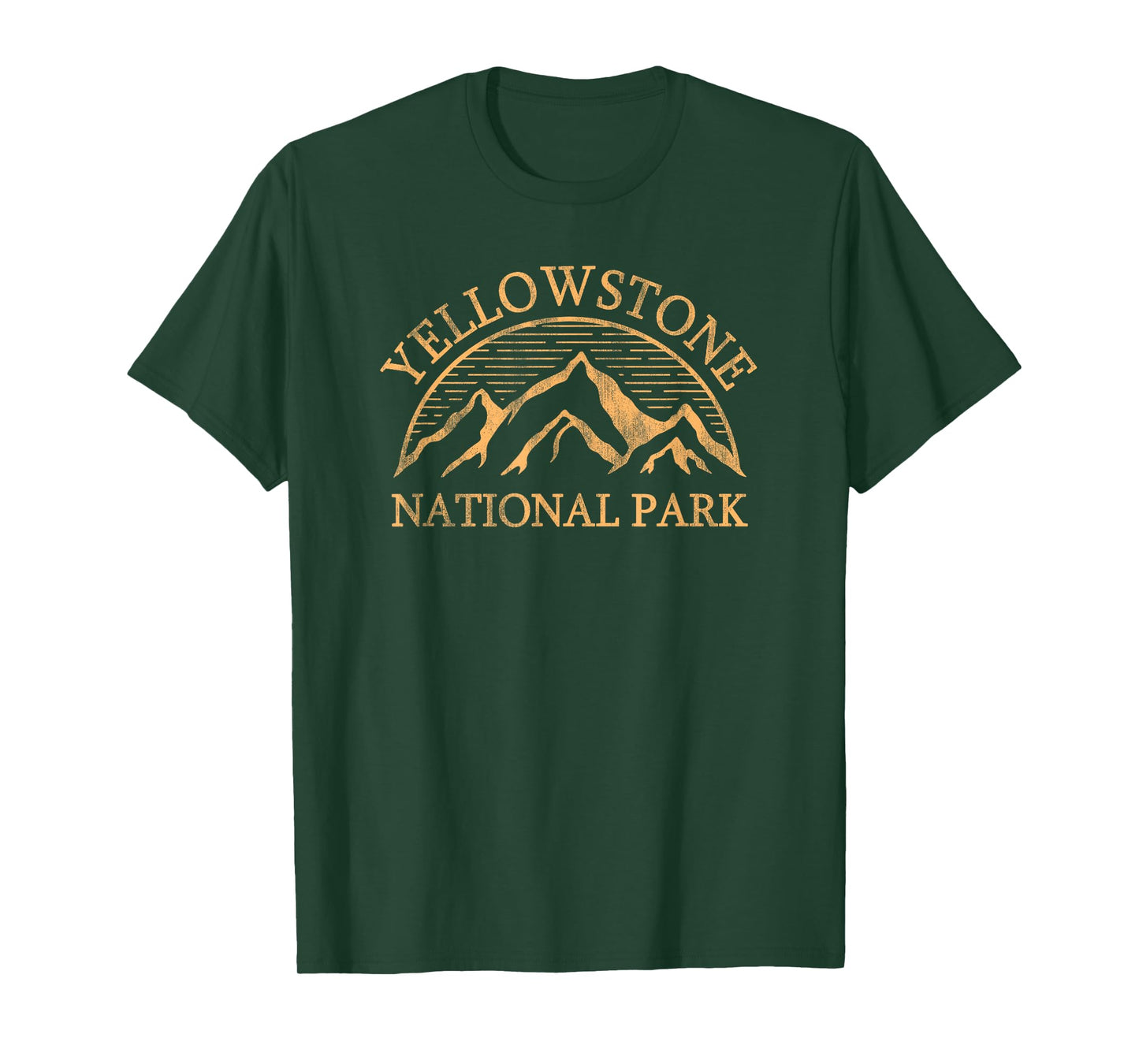 Vintage Yellowstone Mountain Retro National Park Souvenir T-Shirt