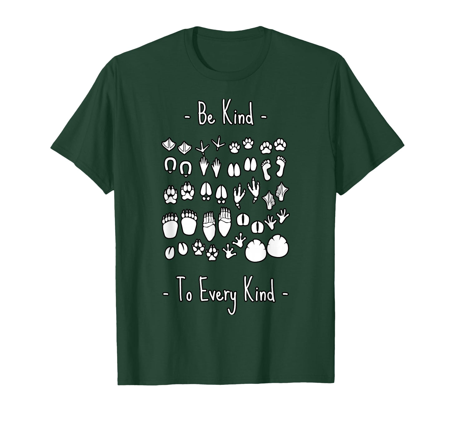 Be Kind To Every Kind animal lover, vegan or vegetarian T-Shirt
