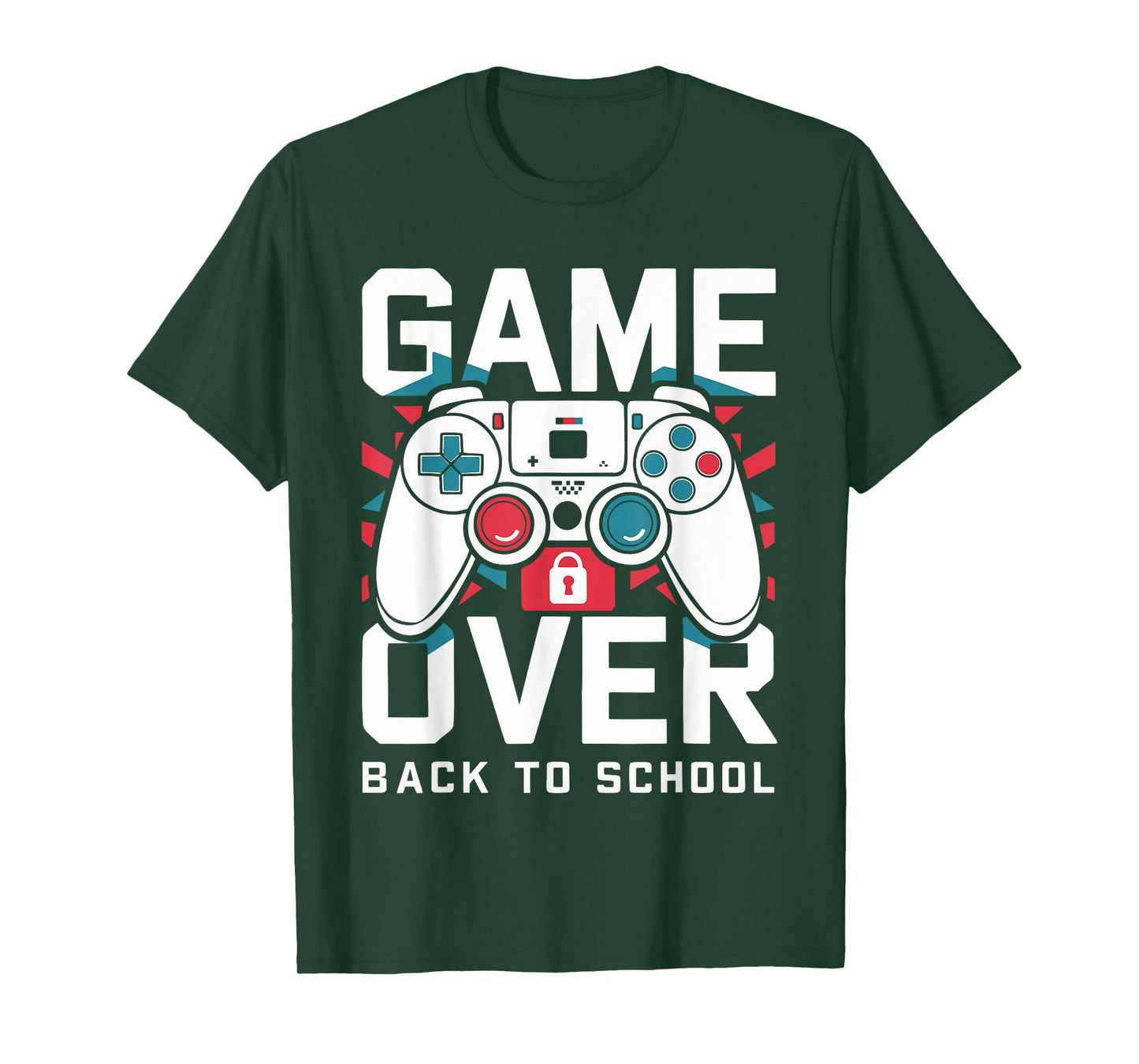 Game Over Back To School Shirt First Day Of School Boy Girl T-Shirt