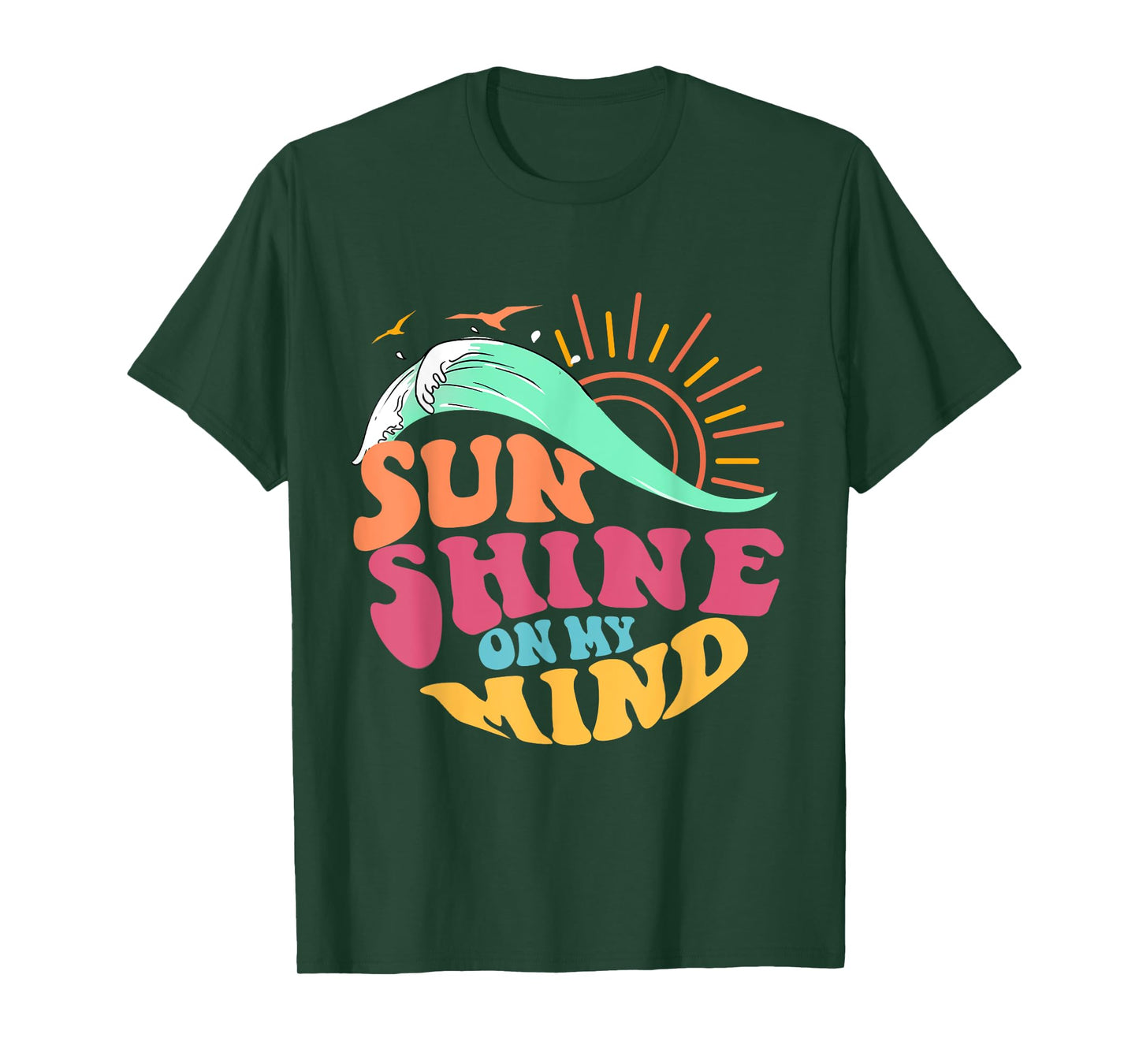 Summer Sunshine On My Mind Beach Trip Family Trip Women Men T-Shirt