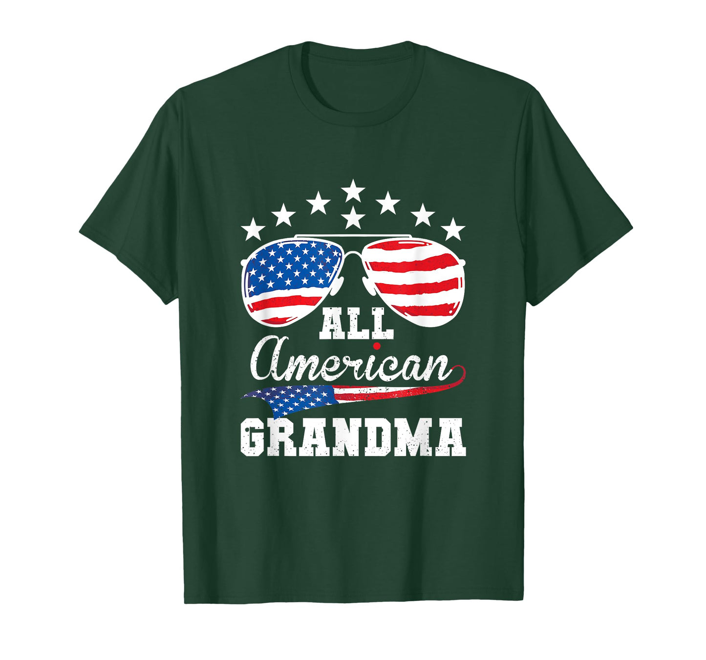 All American Grandma 4th of July Matching Family T-Shirt