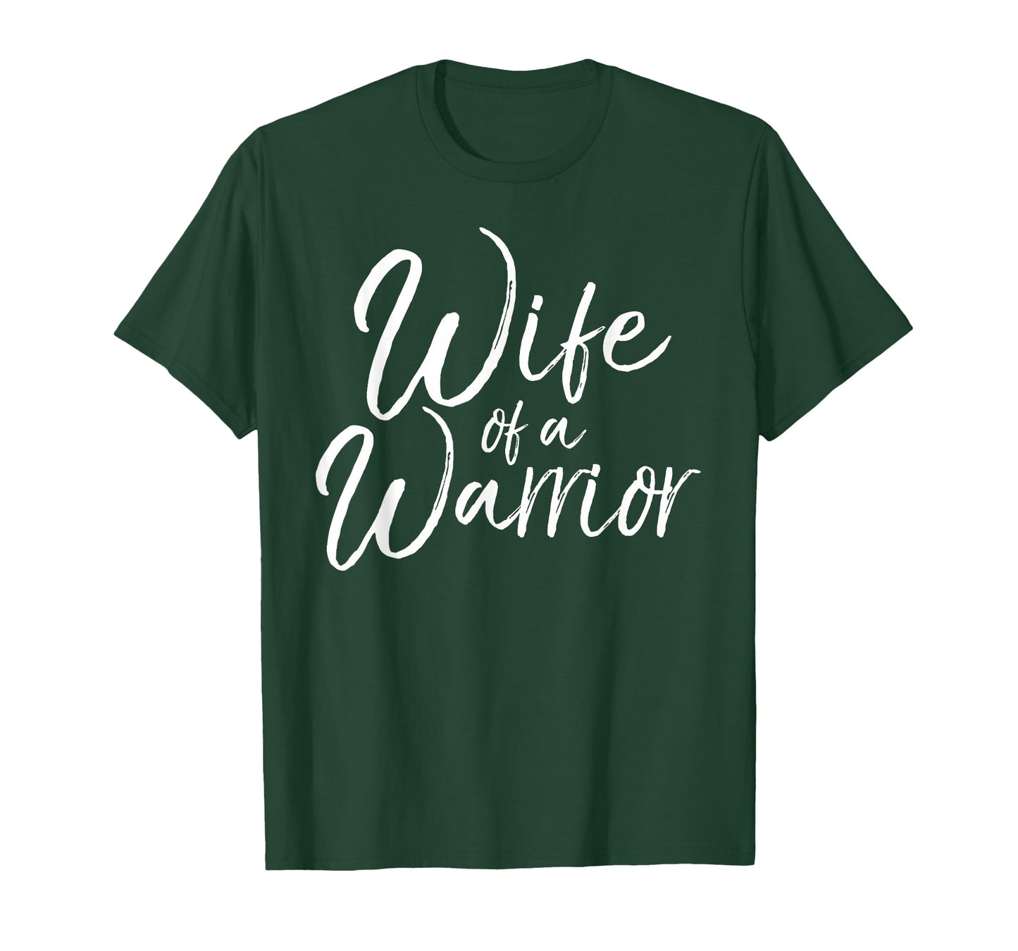 Husband Cancer Support Gift for Women Cute Wife of a Warrior T-Shirt