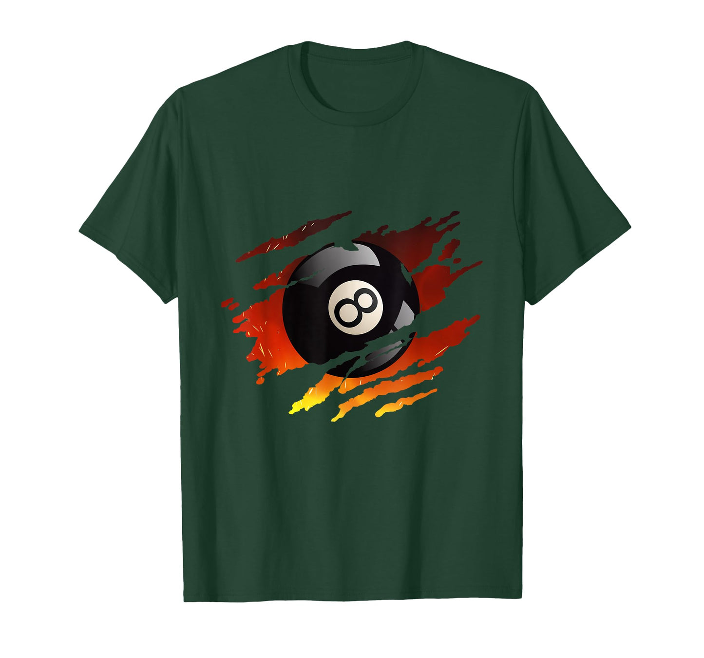 Billiards Men 8 Ball Pool Pool League Snooker Eight Ball T-Shirt