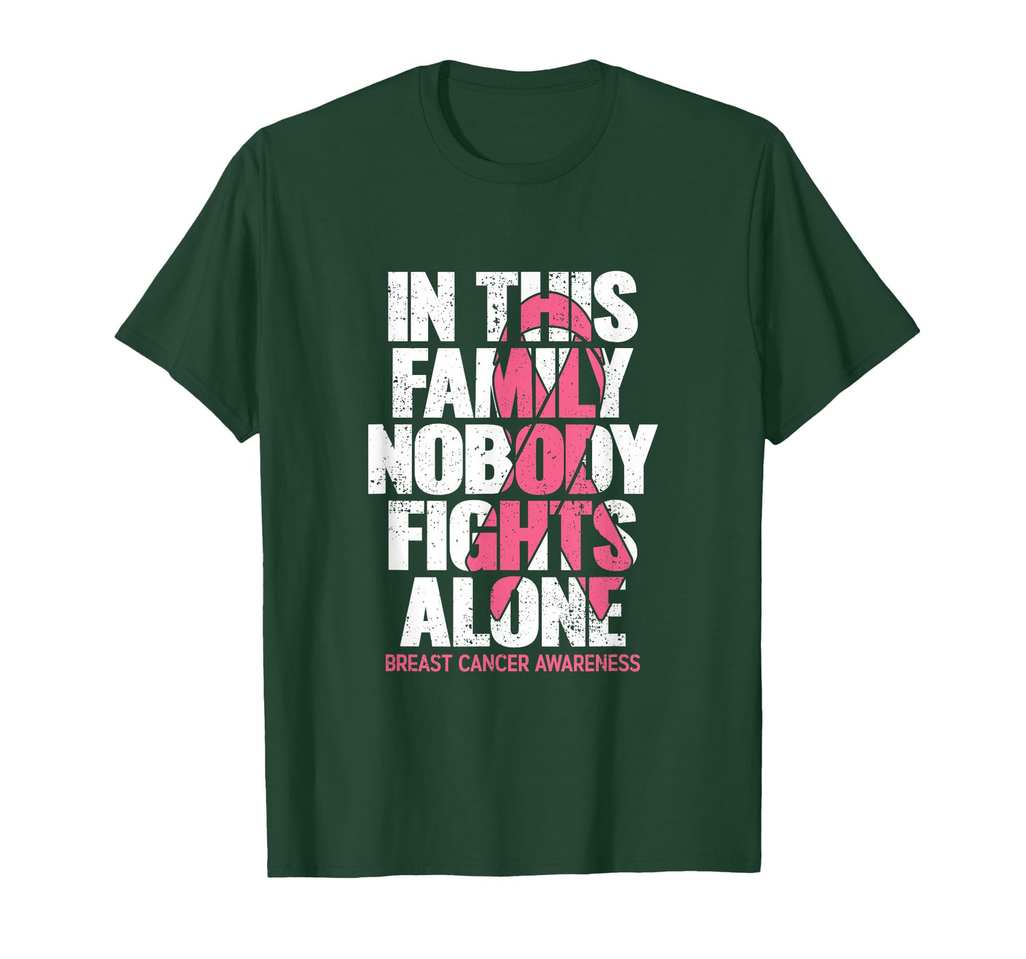 Breast Cancer Support Vintage Family Breast Cancer Awareness T-Shirt