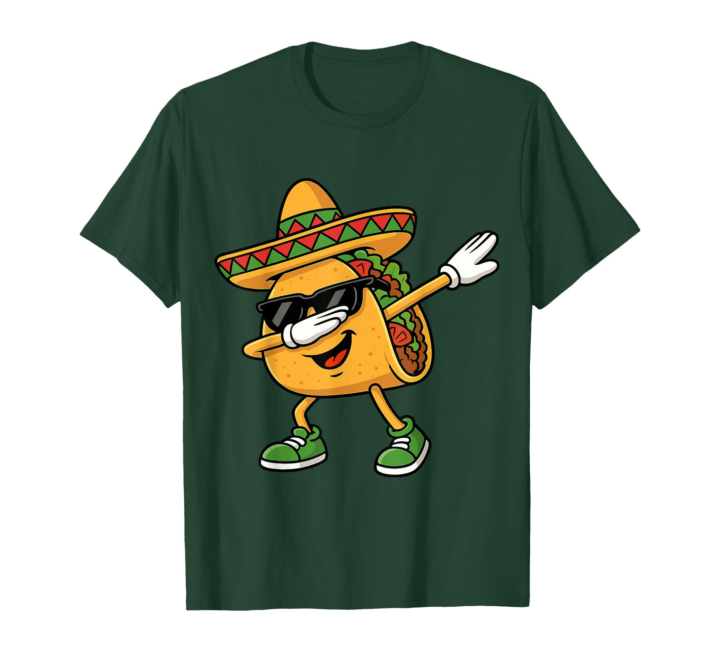 Dabbing Taco Cinco De Mayo Men 5 De Mayo Fiesta Boys Mexican T-Shirt