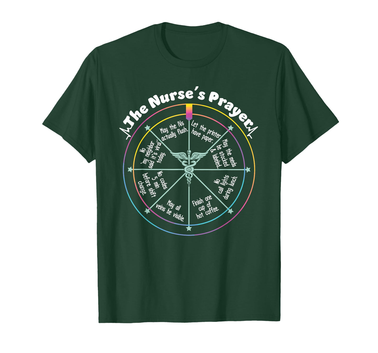 The Nurse´s Prayer Nurse Week Apparel RN LPN Medical Staff T-Shirt