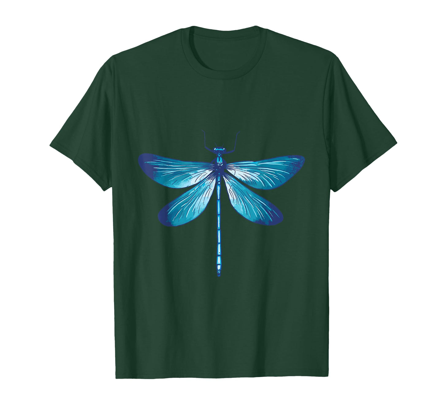 Blue Dragonfly Animal Lovers Insects Wild Animals T-Shirt