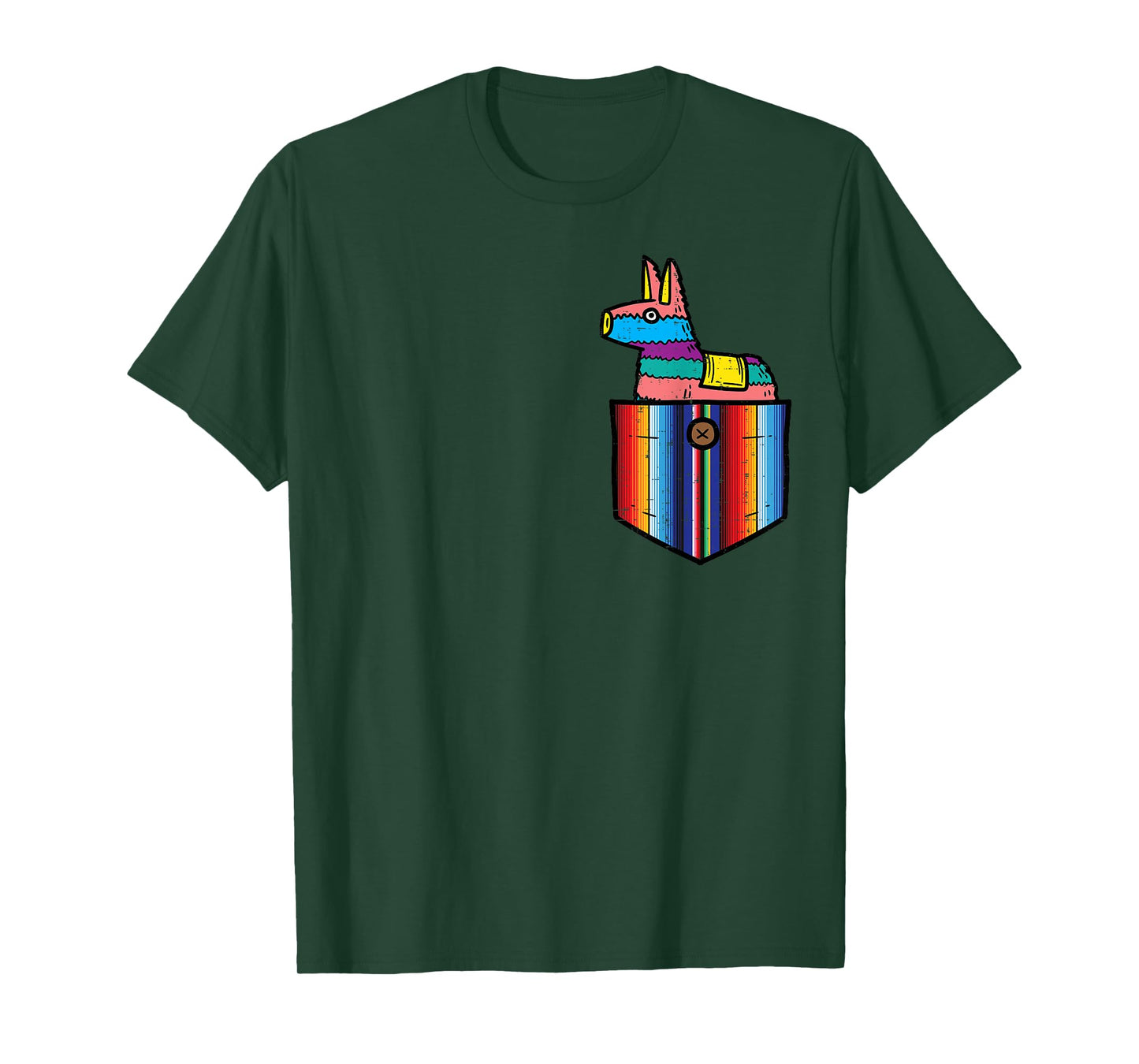 Pocket Pinata Serape Cinco De Mayo Mexican Fiesta Party Kids T-Shirt