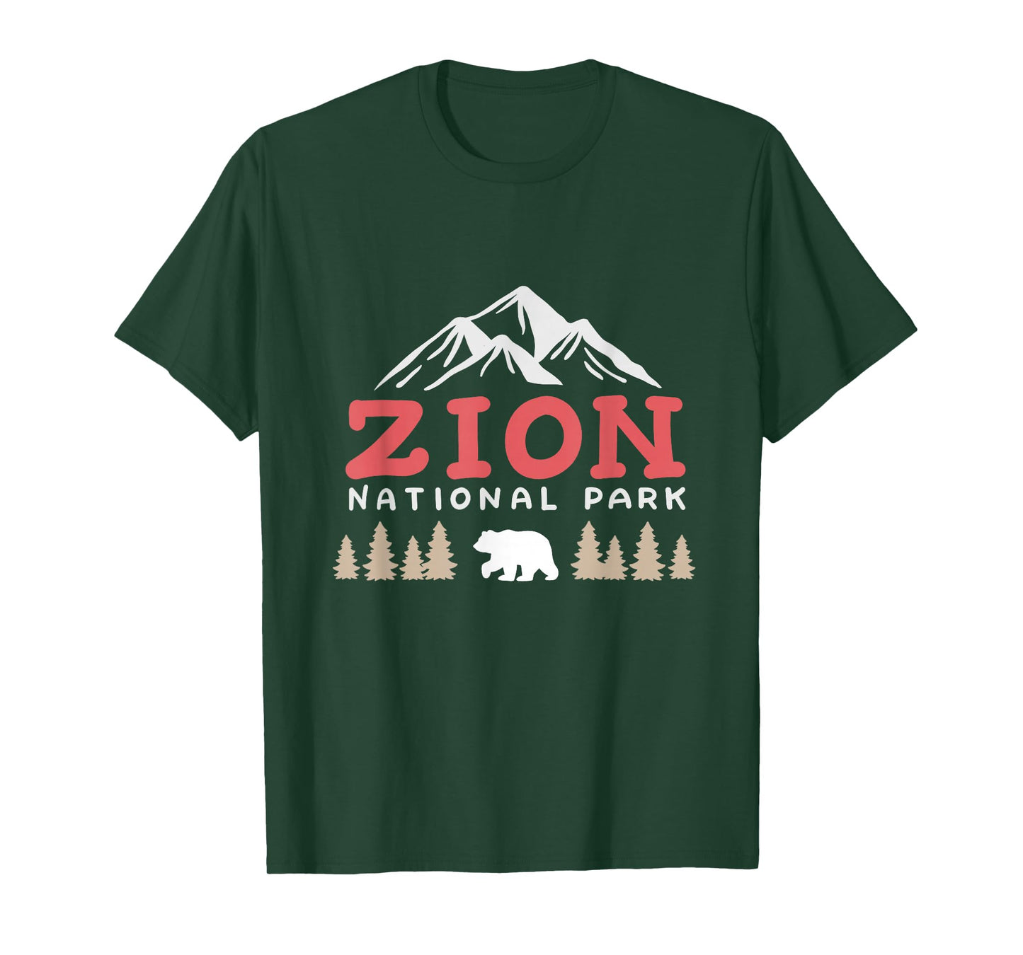 ZION National Park Utah Mountain Hiker Camper Men Women Kids T-Shirt