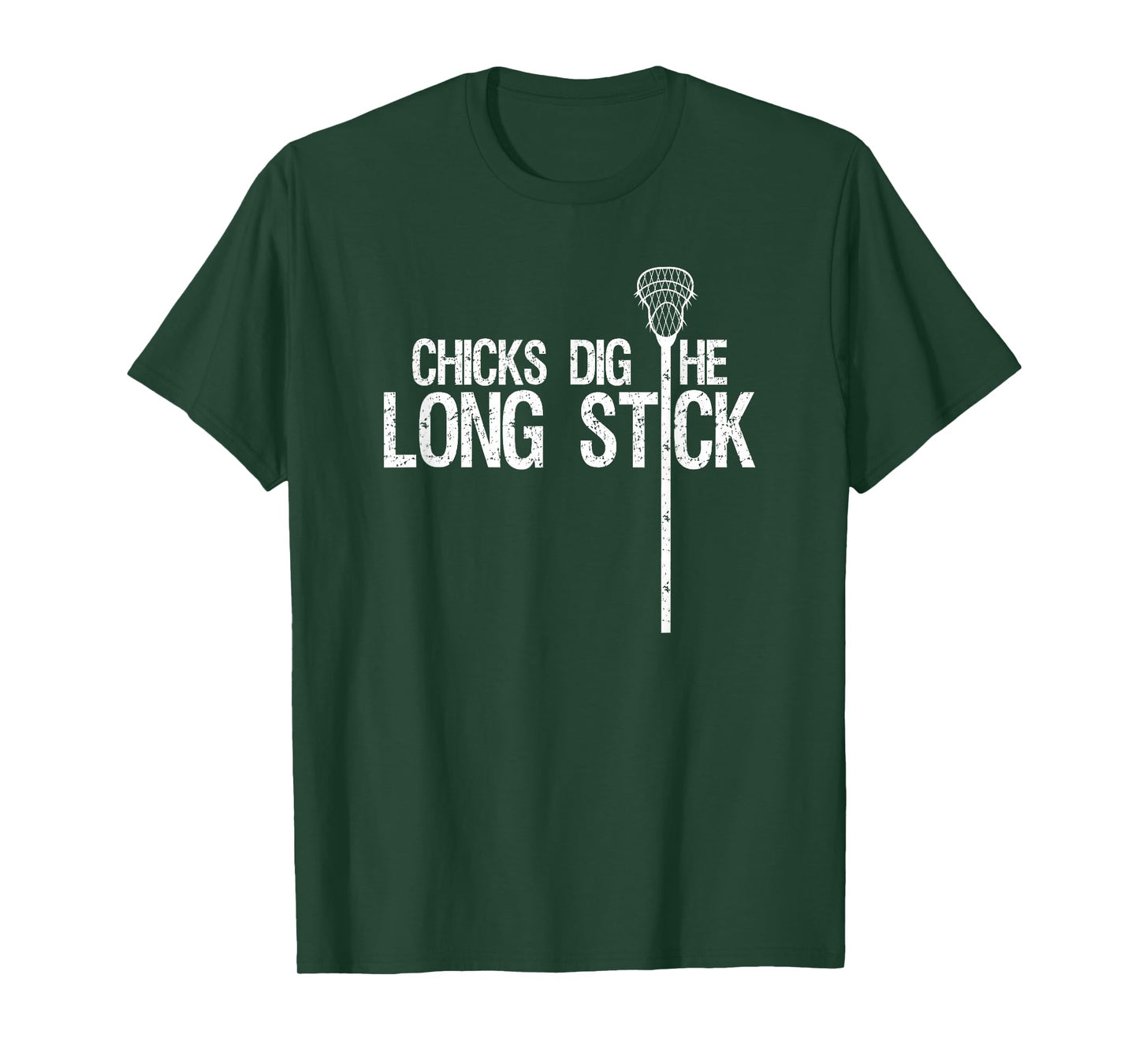 Chicks Dig The Long Stick Cool Lacrosse Defense Stick T-Shirt