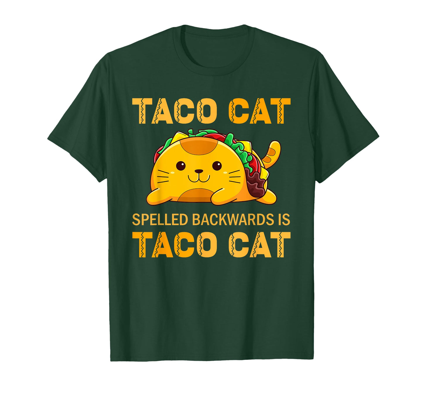 TacoCat for Kids Taco Cat Cinco de Mayo TacoCat Kids Cat T-Shirt