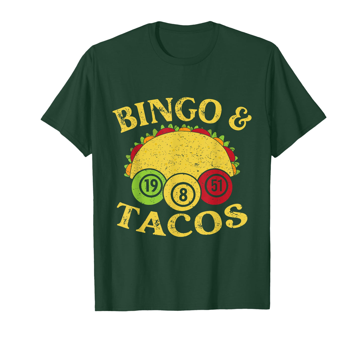 Bingo Game Bingo Tacos Bingo T-Shirt