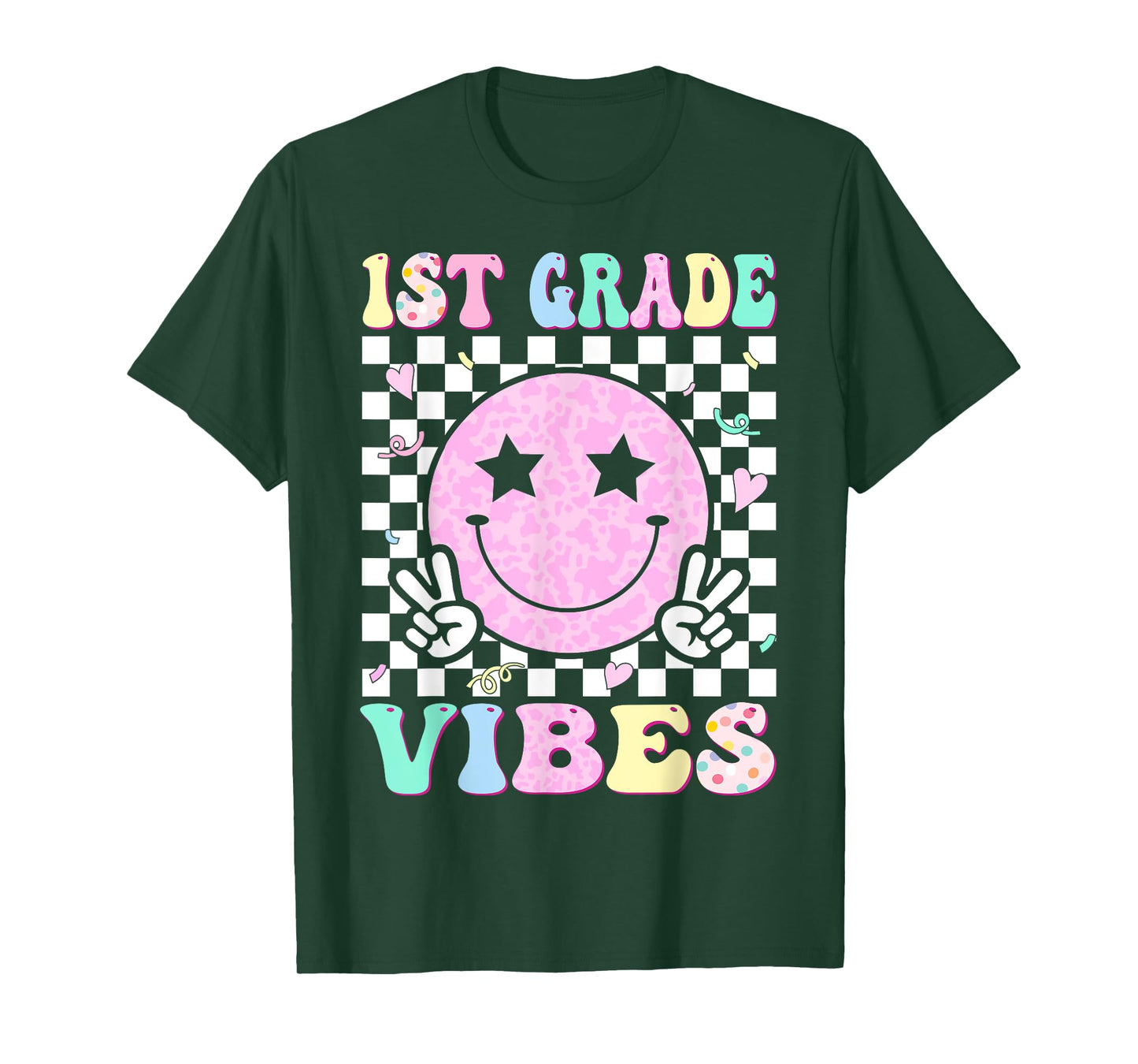 1st Grade Vibes First Day of School 1st Grade First Grade T-Shirt