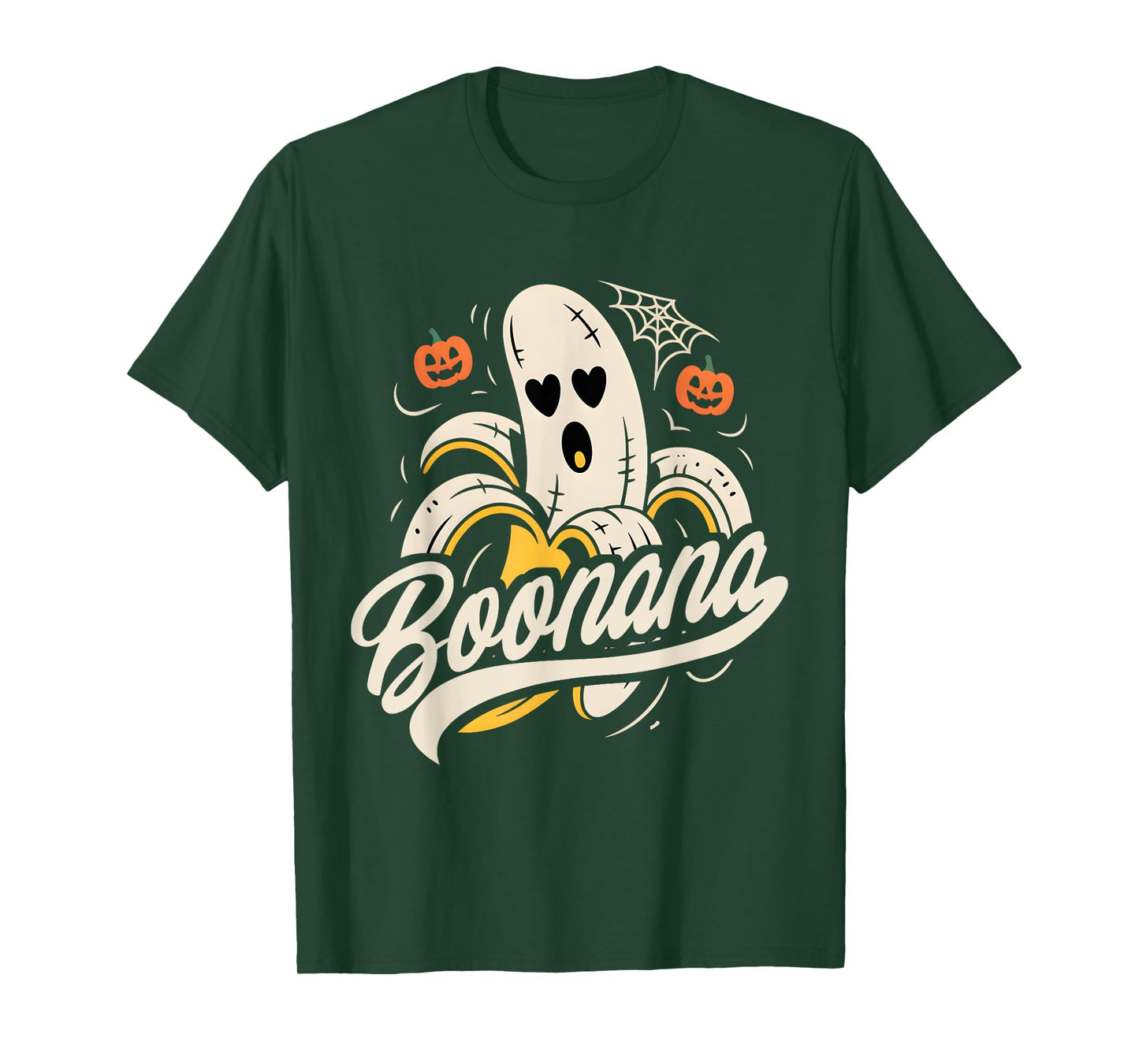 Boonana Banana Ghost Funny Halloween Shirt – Cute Spooky T-Shirt
