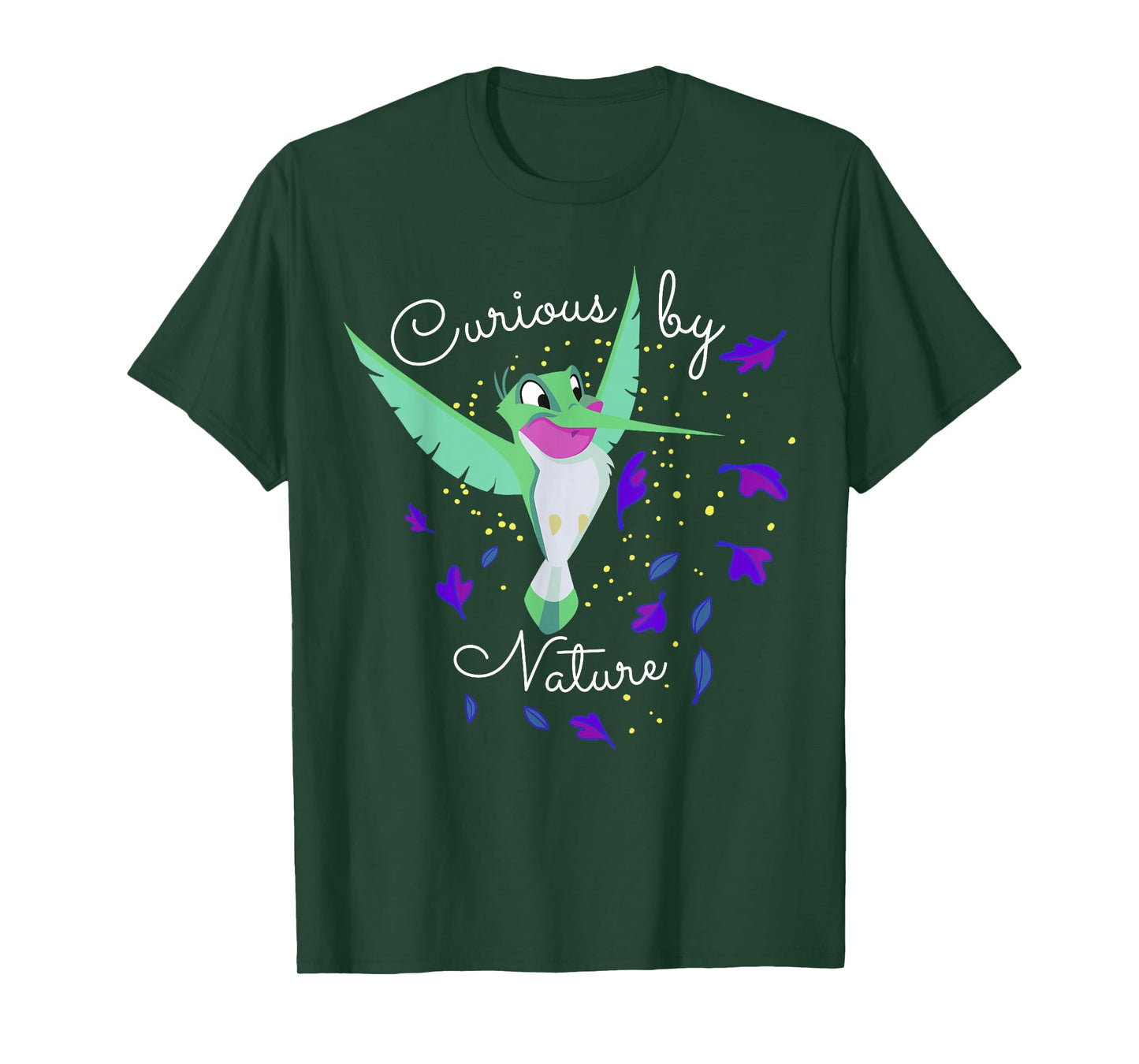 Disney Pocahontas Flit Curious By Nature Portrait T-Shirt