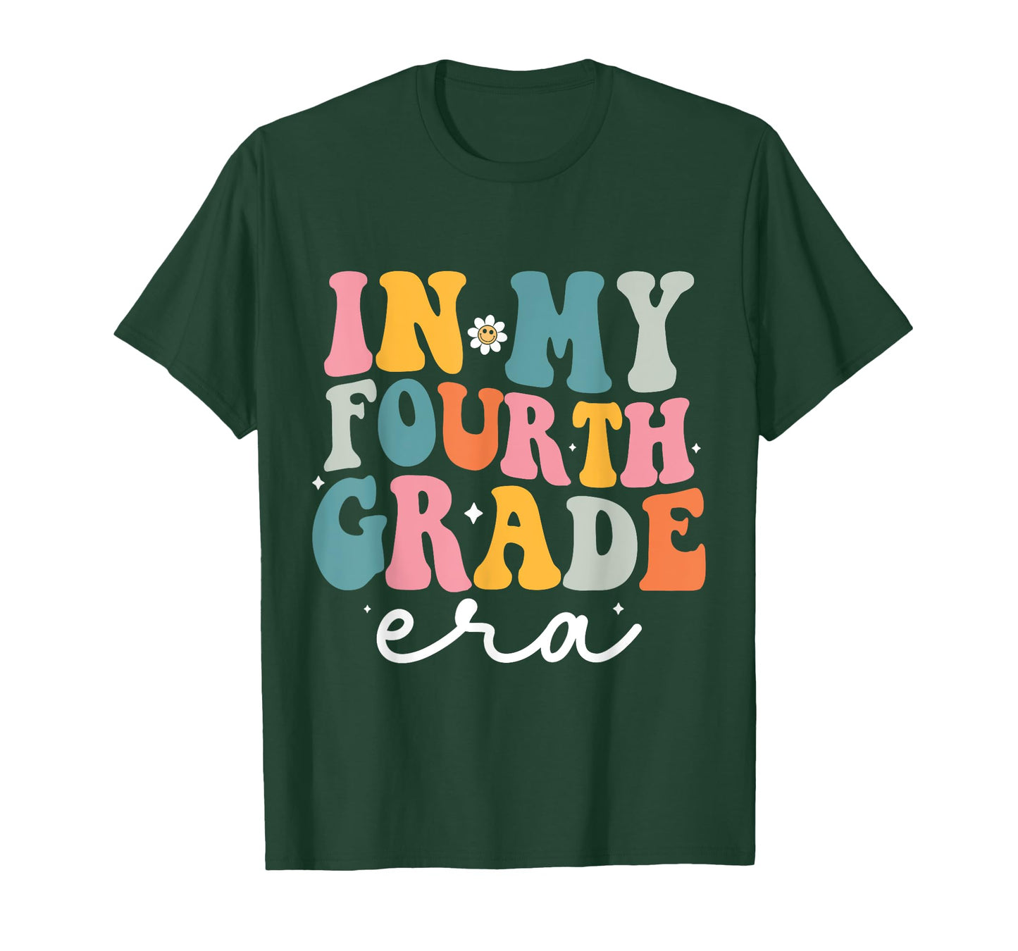 In My Fourth Grade Era Kids Back To School 4th Grade Teacher T-Shirt