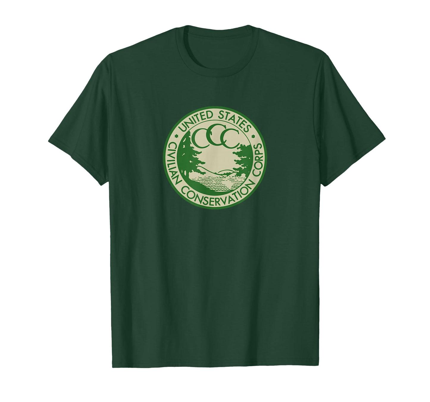 Civilian Conservation Corps CCC Logo Retro Outdoors 1930s T-Shirt