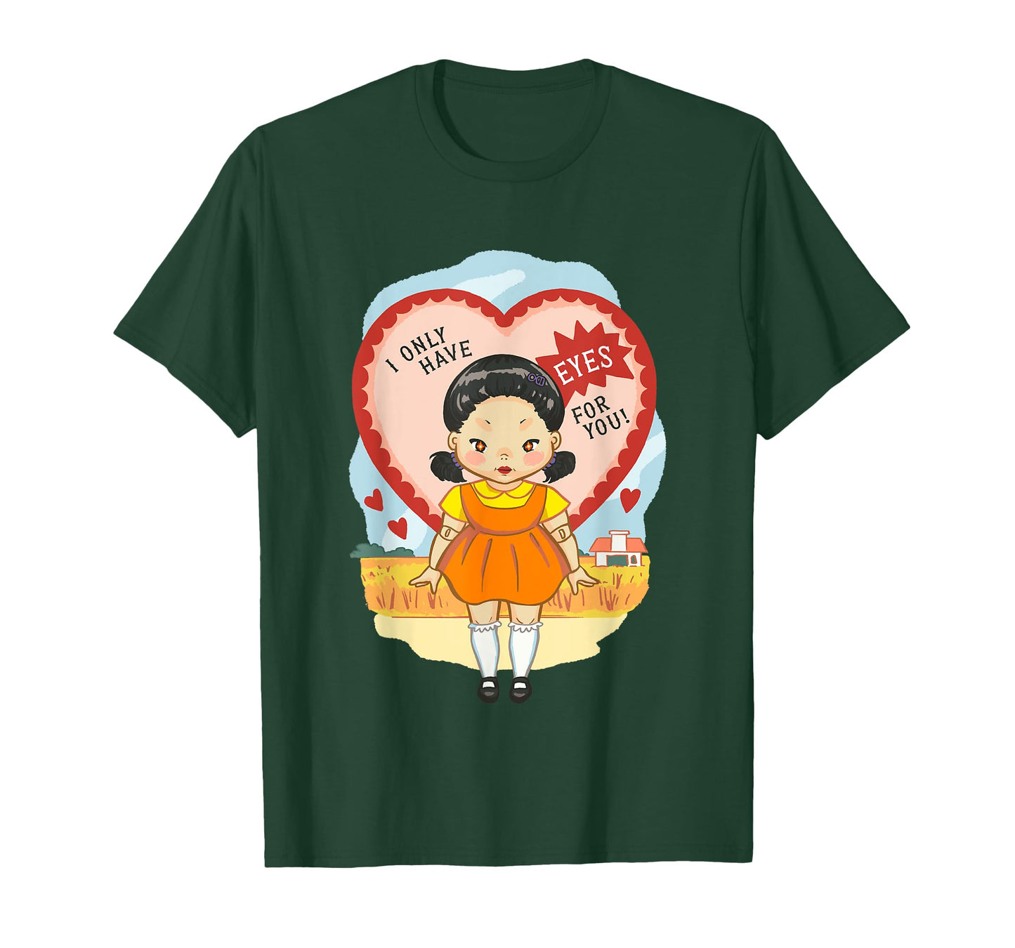 Squid Game 2 Valentine's Day I Only Have Eyes For You T-Shirt