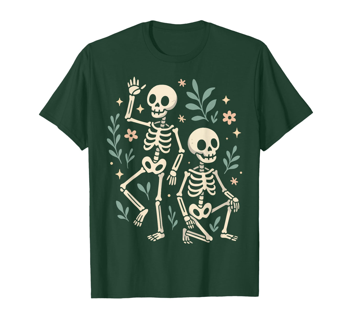 Funny Halloween Costumes for Men& Women Skeletons Spooky T-Shirt