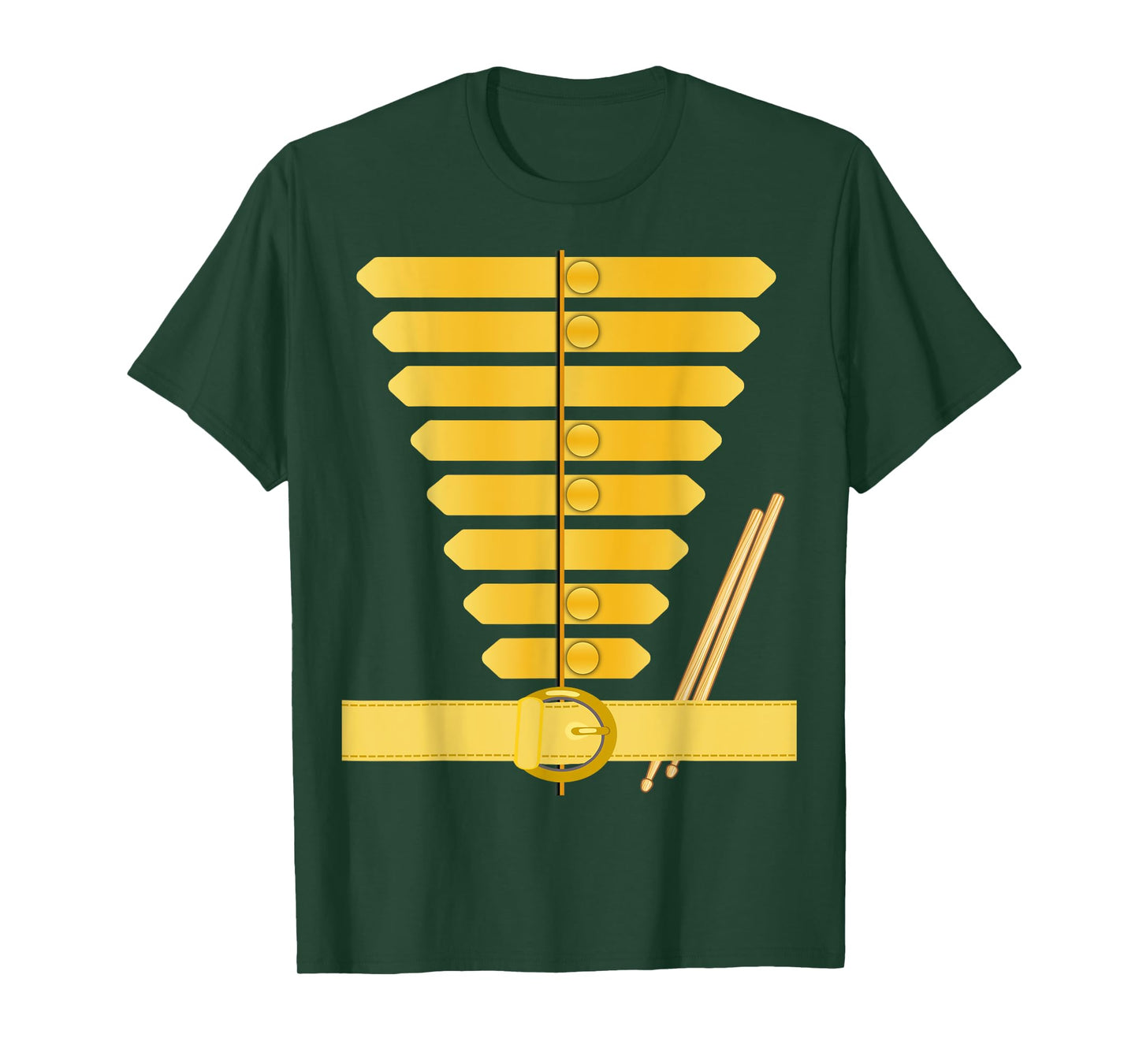 American Drum Major Costume Marching Band Uniform Drummers T-Shirt