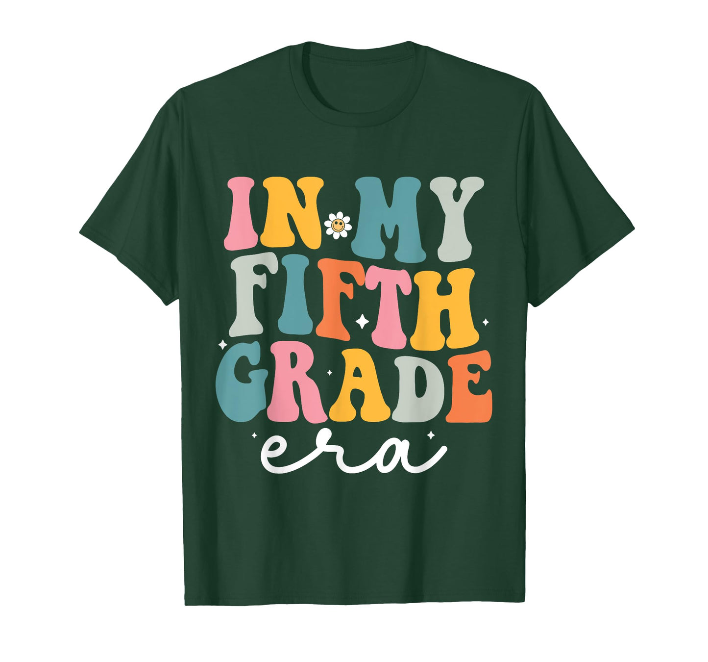 In My Fifth Grade Era Kids Back To School 5th Grade Teacher T-Shirt