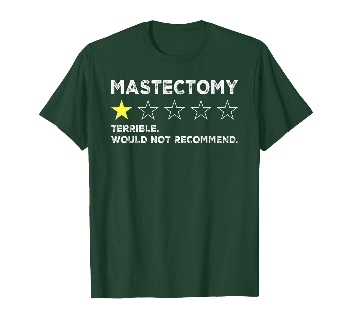 Mastectomy Cancer Survivor Awareness Support T-Shirt