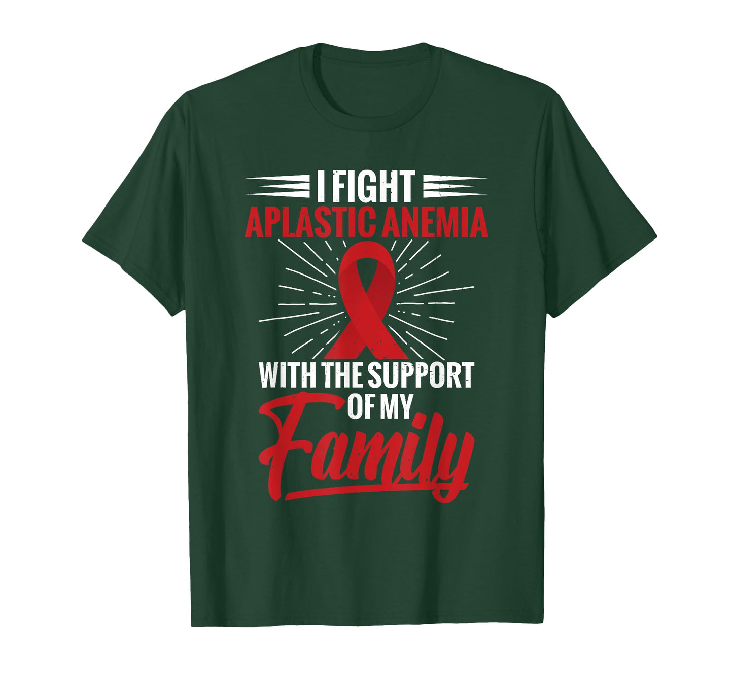 Aplastic Anemia Family Support Aplastic Anemia Awareness T-Shirt