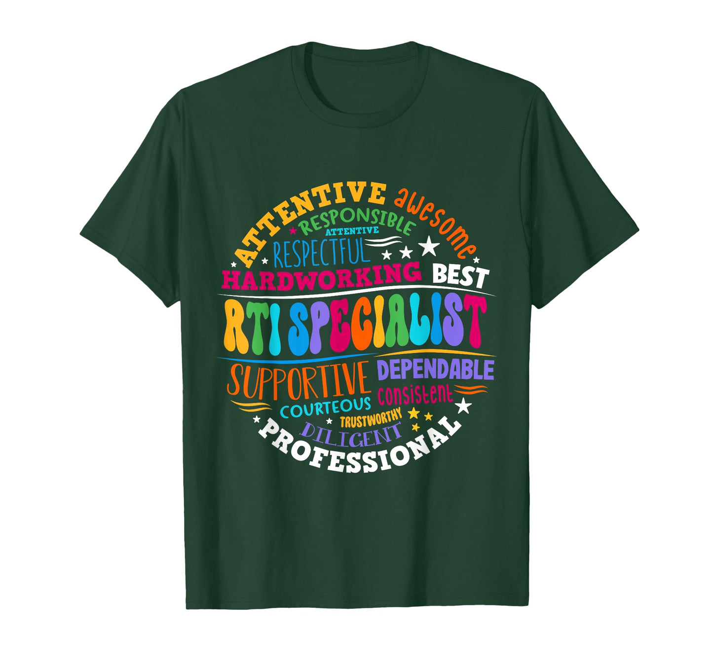 Groovy RTI Specialist T Response Intervention Teacher Squad T-Shirt
