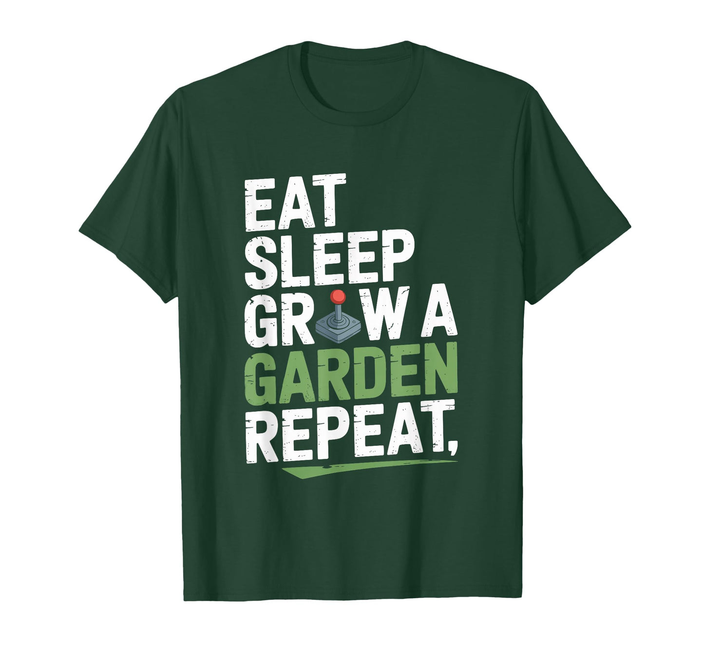 Game Eat Sleep Grow A Garden Repeat Gamer Design T-Shirt