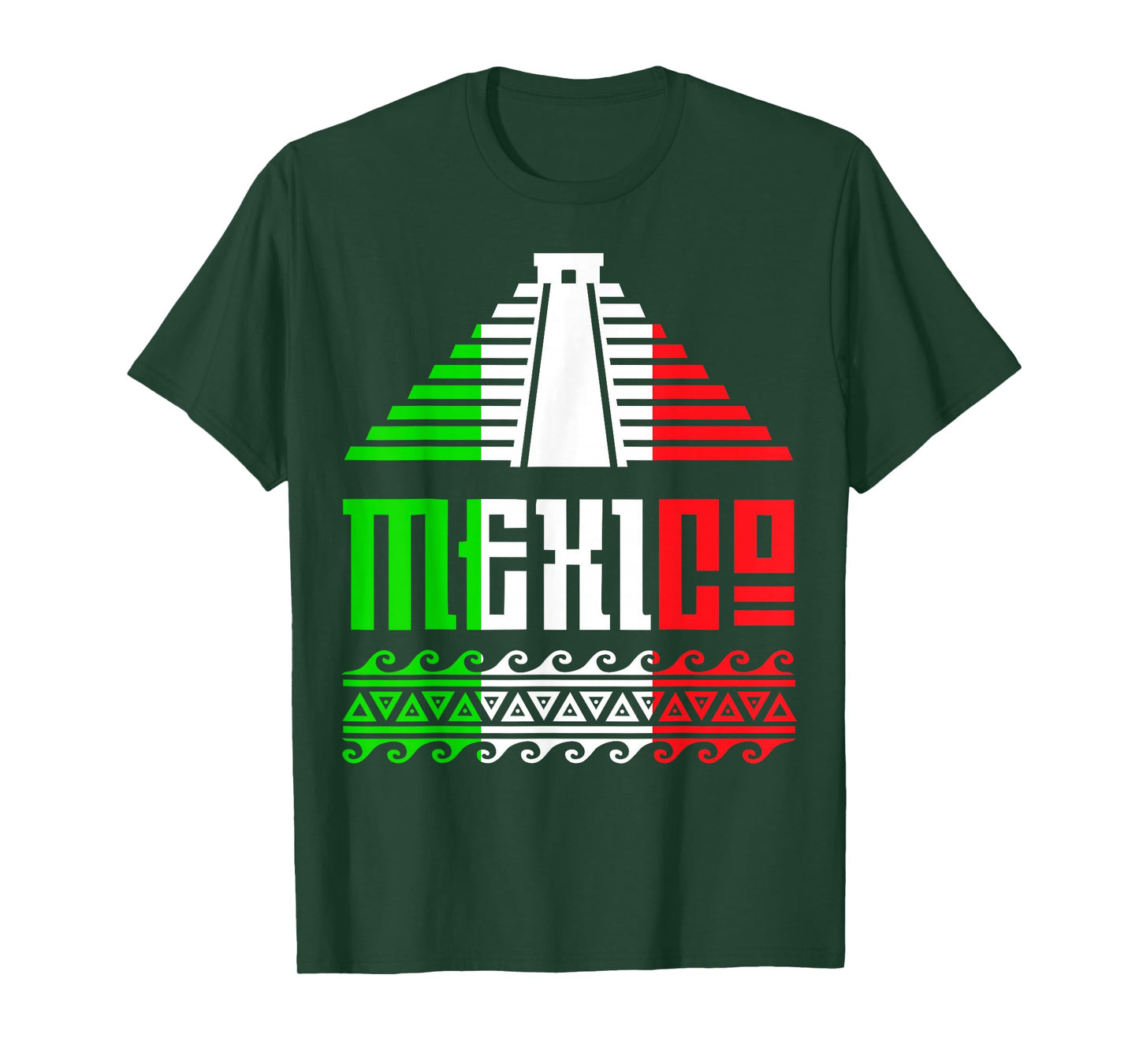 Hecho en México Souvenir Patriotic Mexican Heritage T-Shirt