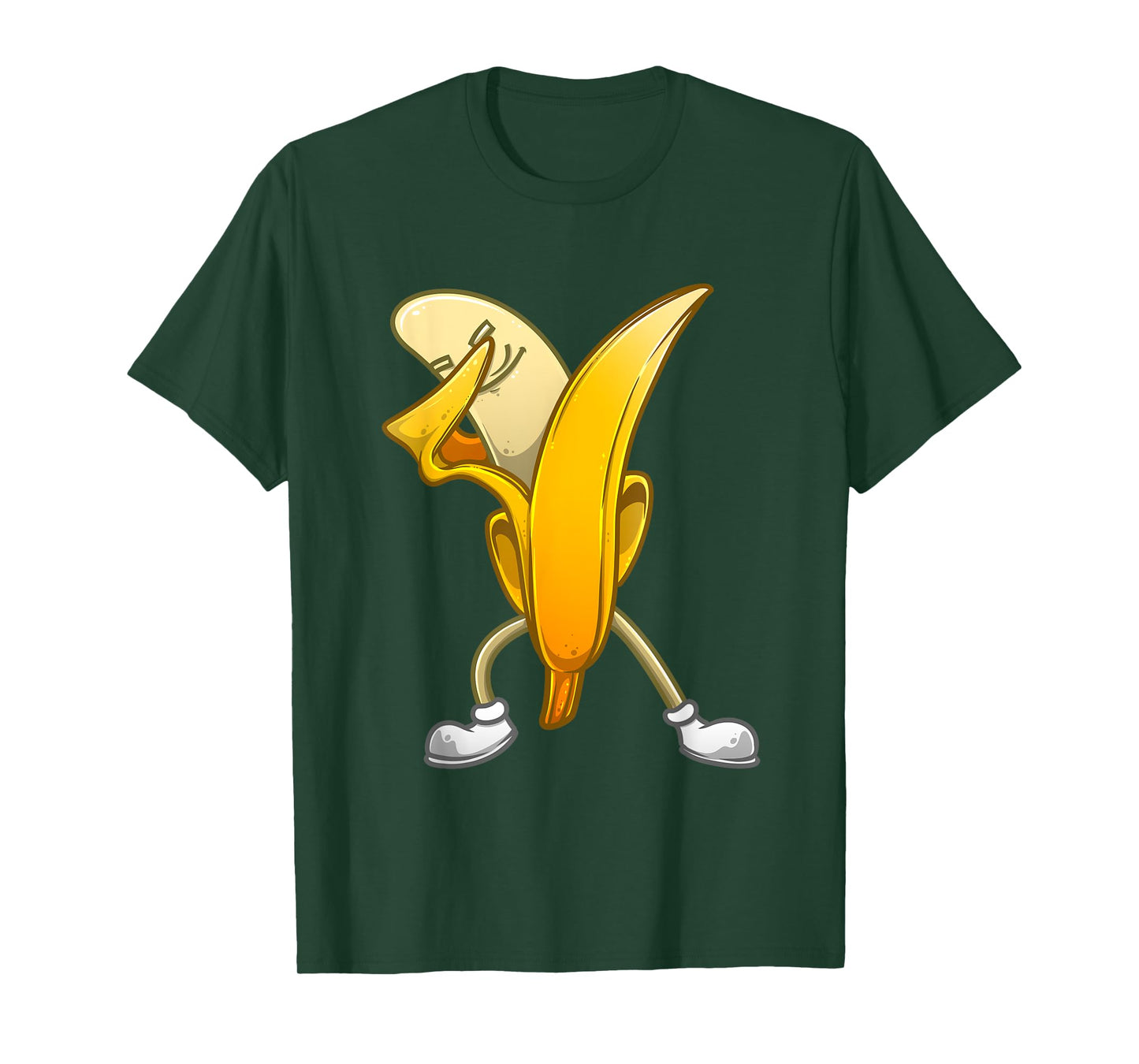 Funny Dabbing Banana Gift For Kids Boys Girls Cool Dancer T-Shirt