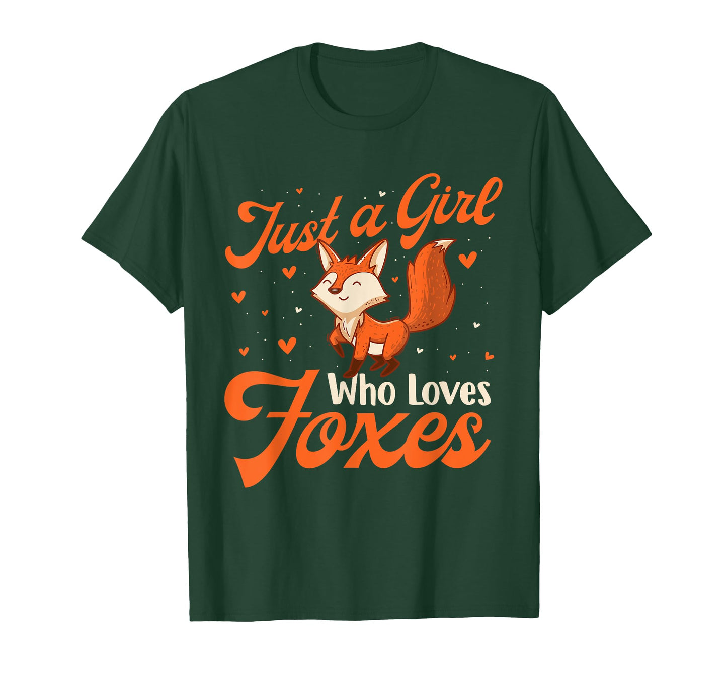 Just A Girl Who Loves Foxes - Fox Lover Zookeeper T-Shirt