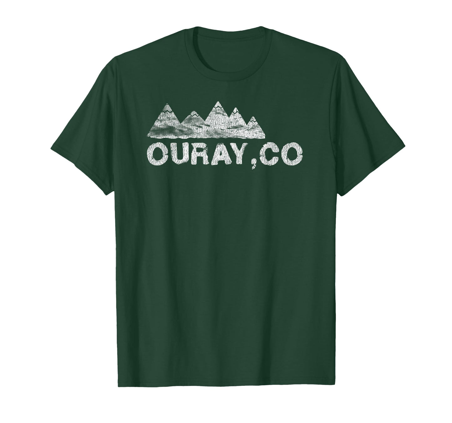 Cool Retro Grunge Ouray CO T-shirt