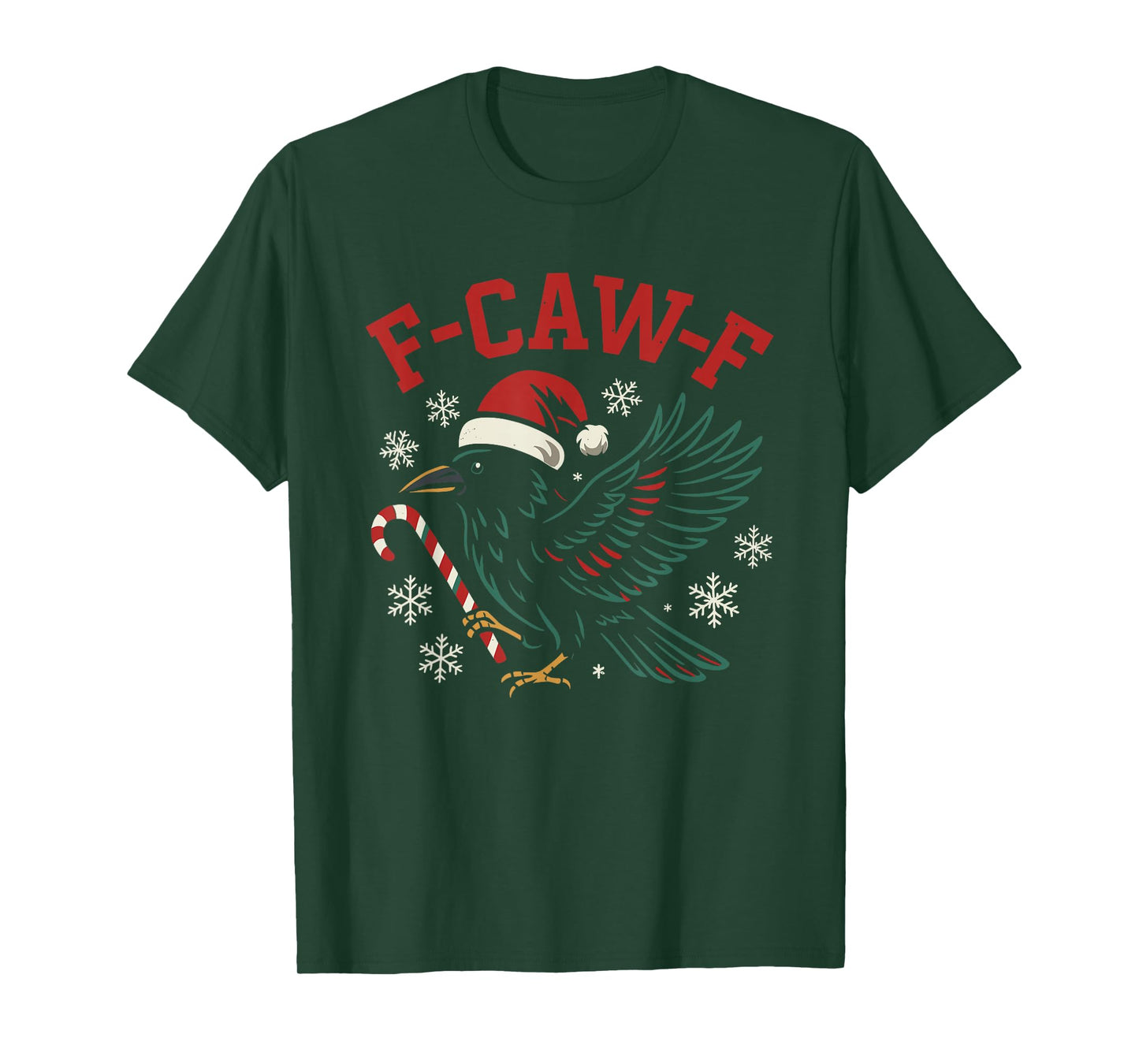 Funny Christmas F CAW F Crow T-Shirt