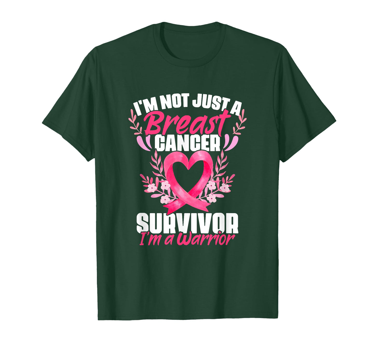Breast Cancer Survivor I'm A Warrior Breast Cancer Awareness T-Shirt