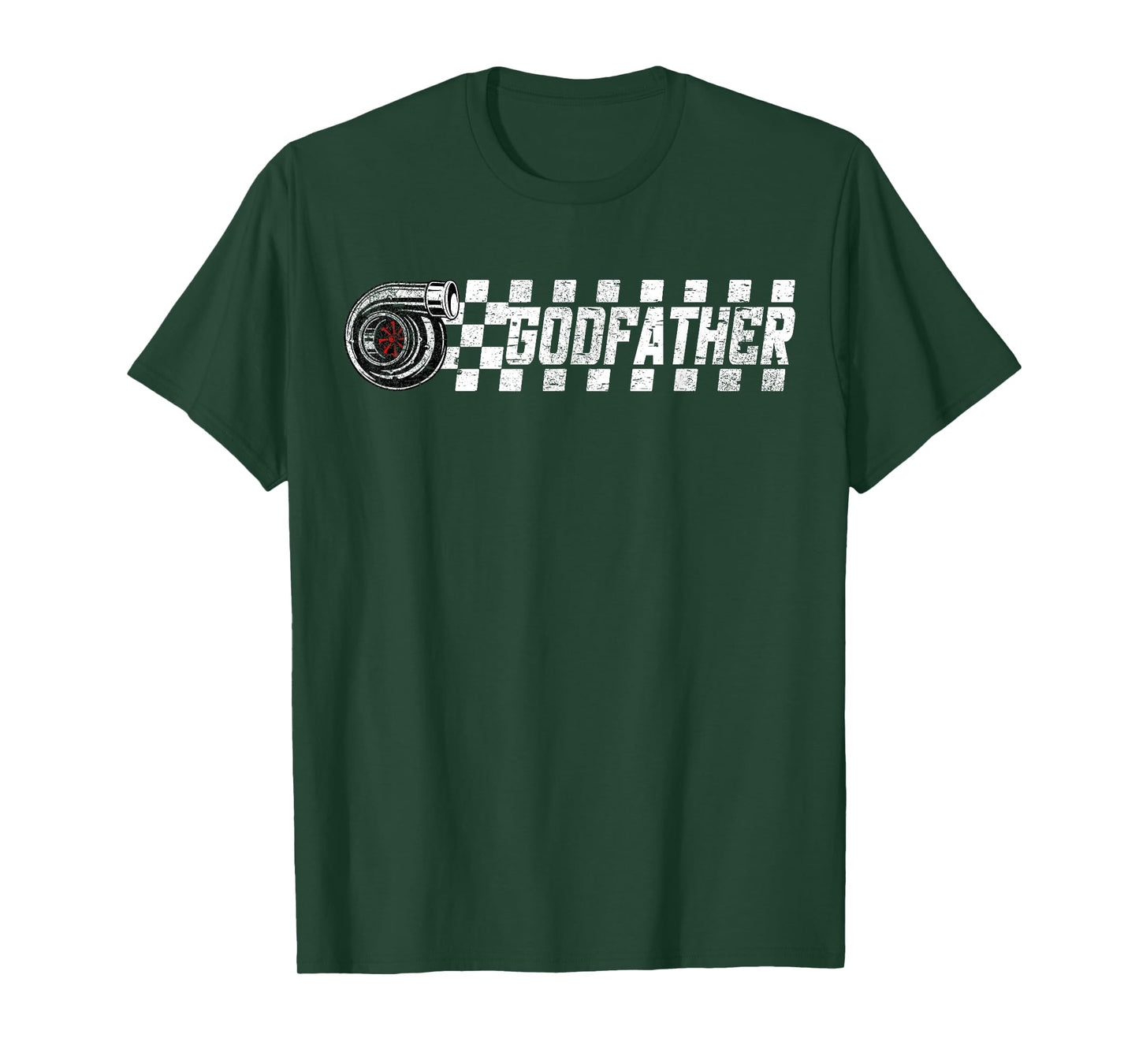 Birthday Party Matching Family Pit Crew Race Car Godfather T-Shirt