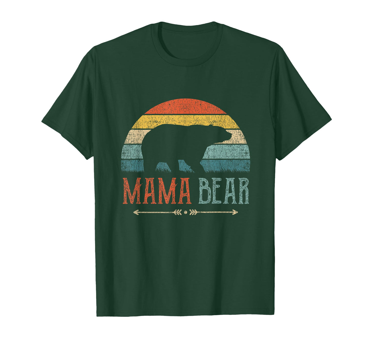 Mama Bear Vintage Mum Mother's Day Retro Mom T-Shirt