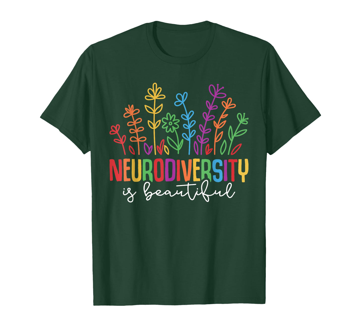 Neurodiversity is Beautiful SPED ADHD Autism Awareness month T-Shirt