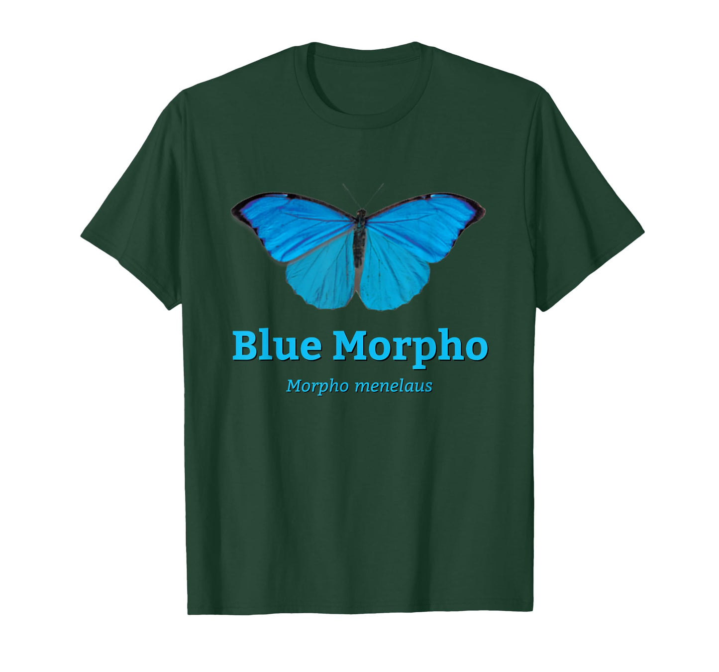 Magnificent Blue Morpho T-Shirt - Color Set 1 T-Shirt