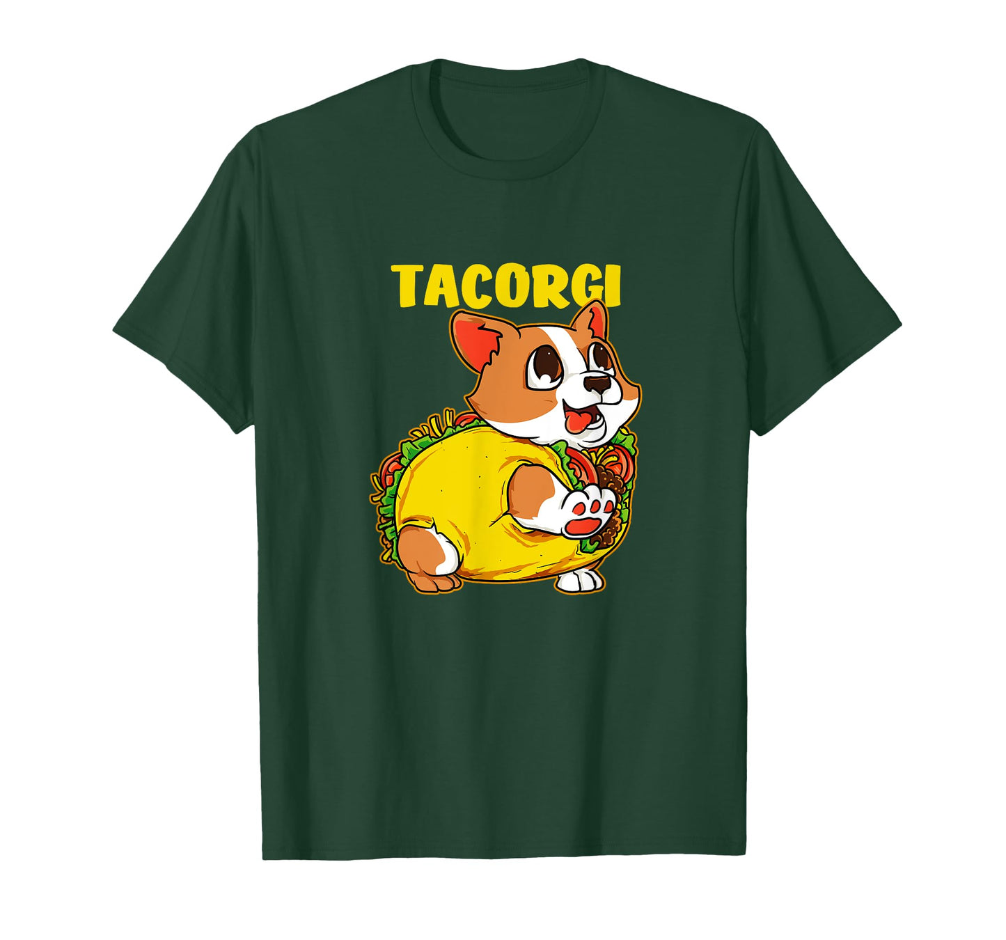 Corgi Dog And Taco Tacorgi Funny Corgi Puppy Men Women Girls Kids T-Shirt