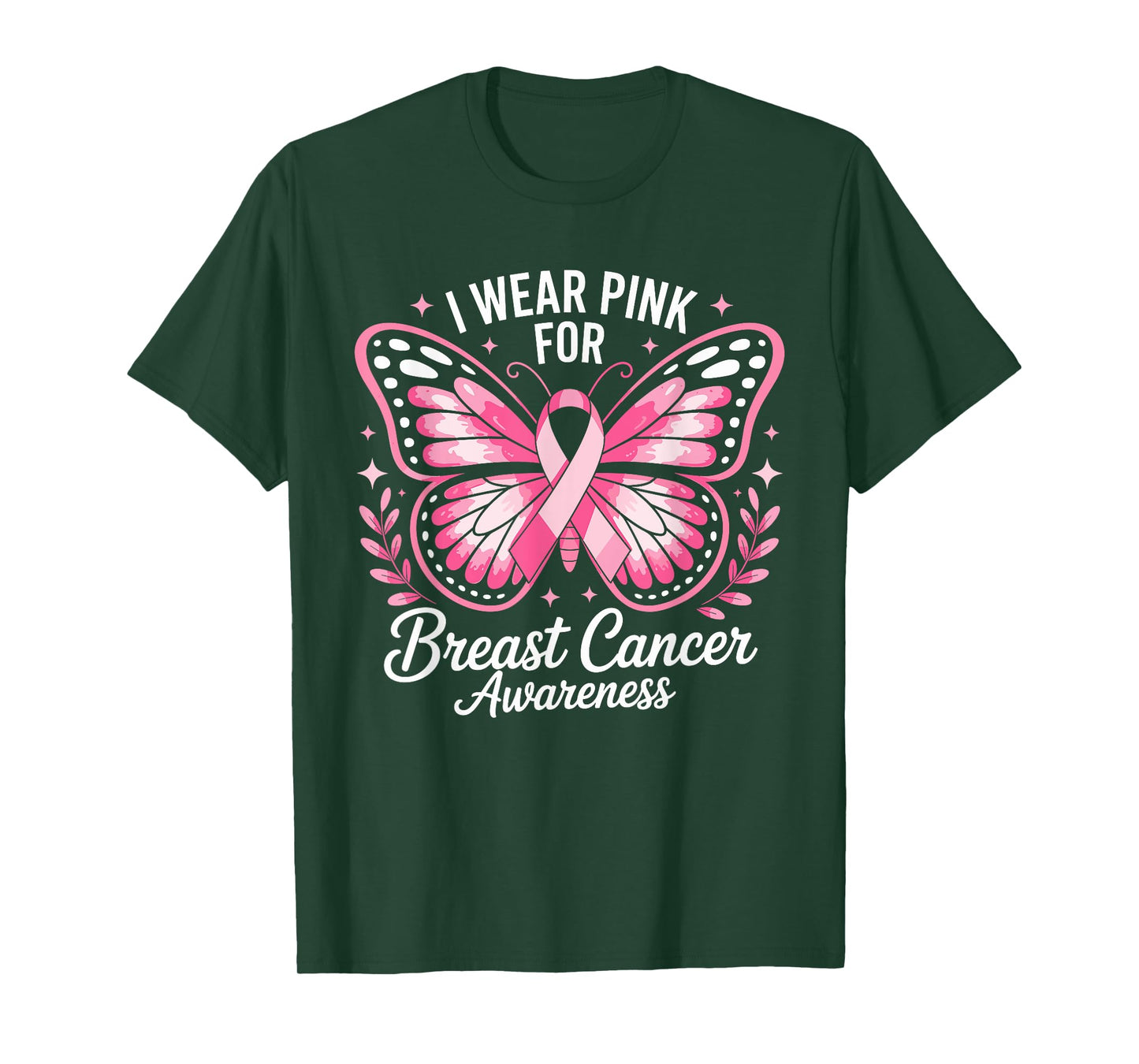I Wear Pink For Breast Cancer Awareness T-Shirt