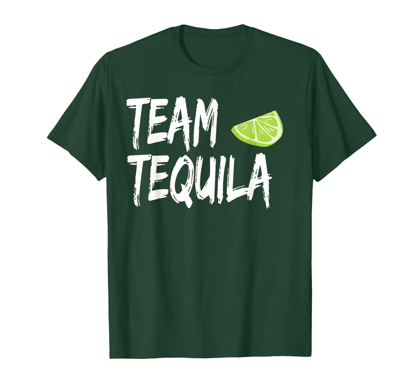 Team Tequila With Green Lime Design T-Shirt