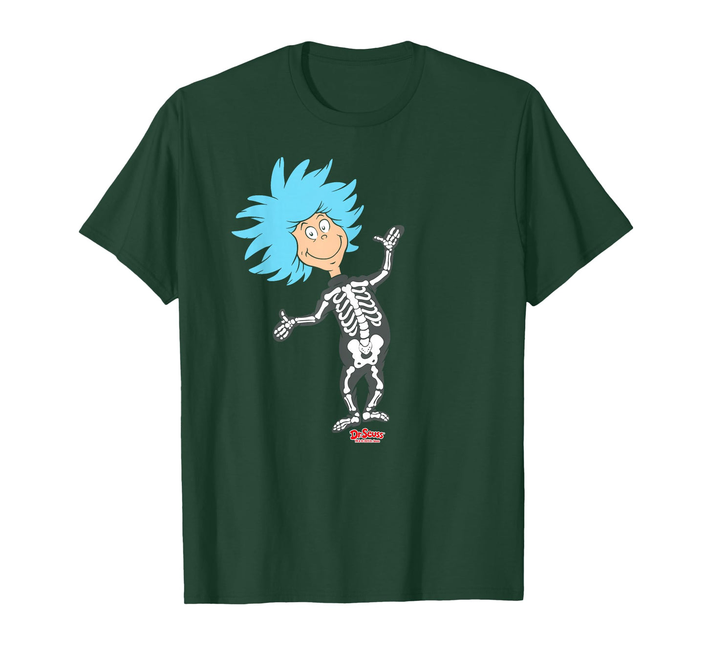 Dr. Seuss Things Skeleton Costume Officially Licensed T-Shirt