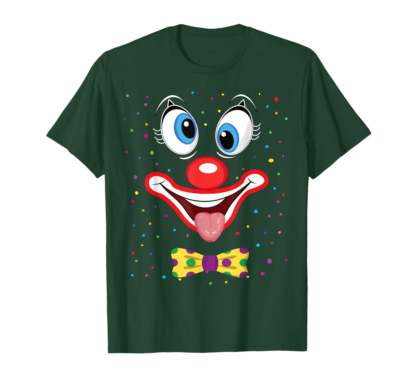 Carnival Clown Face Circus Costume Kids Men Women Carnivals T-Shirt