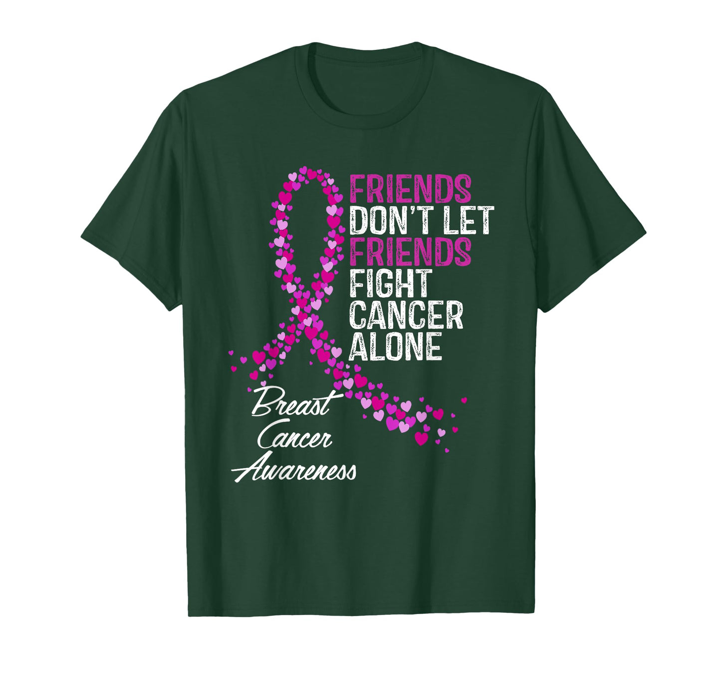 Breast Cancer Awareness Friends Fighter Support T-Shirt